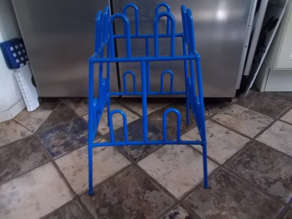 🩰Blauw schoenenrek voor 8 paar schoenen, Ophalen of Verzenden, Zo goed als nieuw