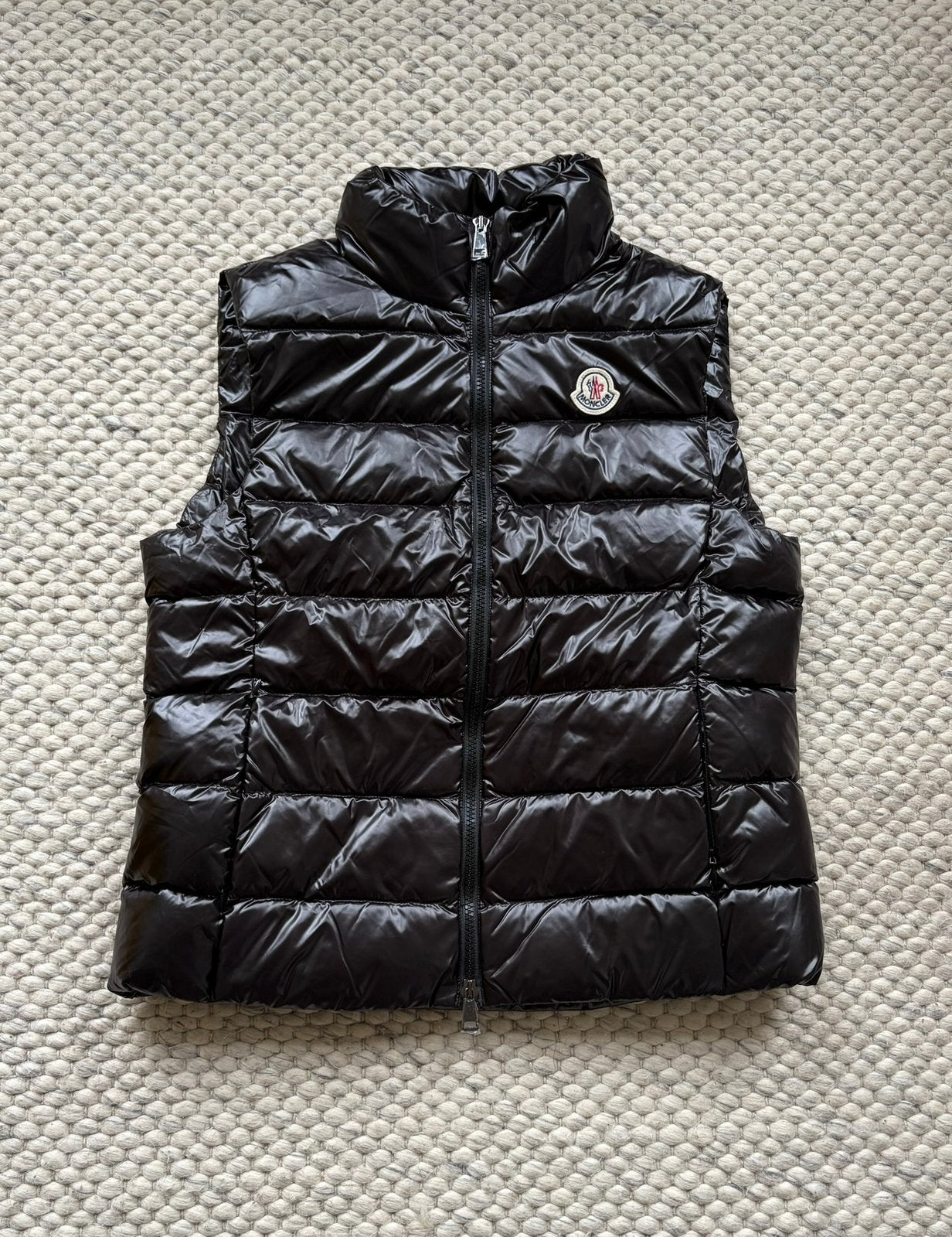 Moncler bodywarmer, Kleding | Heren, Ophalen of Verzenden, Zo goed als nieuw, Zwart