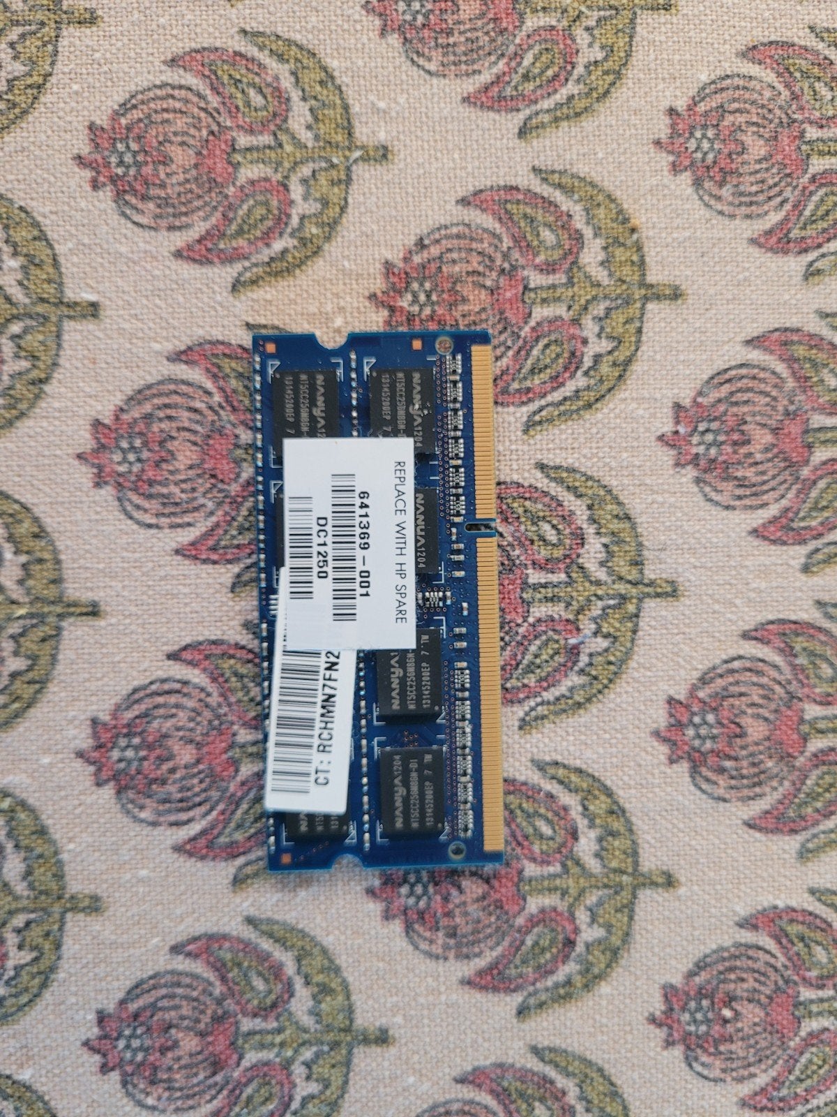 HP Geheugen RAM Module - 4GB DDR3 1Rx8 PC3-12800S, Ophalen of Verzenden