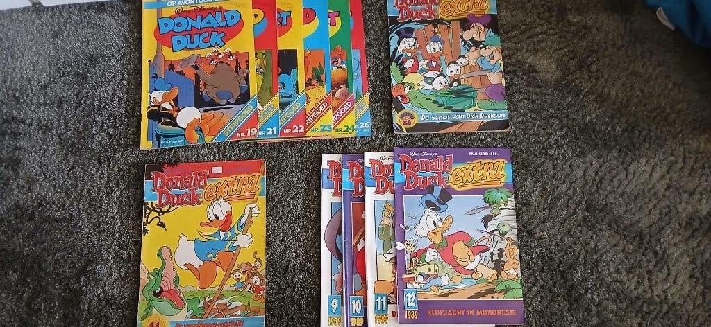 Donald Duck Extra + stripgoed, Meerdere stripboeken, Ophalen of Verzenden, Gelezen, Donald Duck