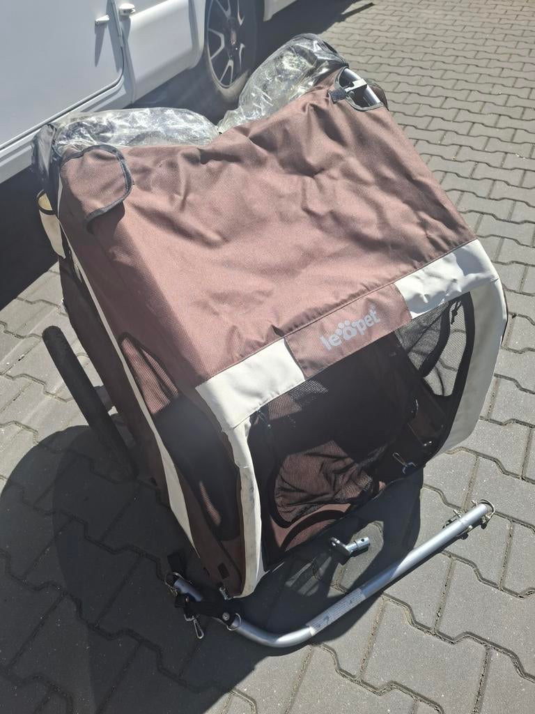 Leopet Hondenkar, Fietsen en Brommers, Fietsaccessoires | Aanhangers en Karren, Gebruikt, Opvouwbaar, 20 tot 40 kg, Ophalen of Verzenden