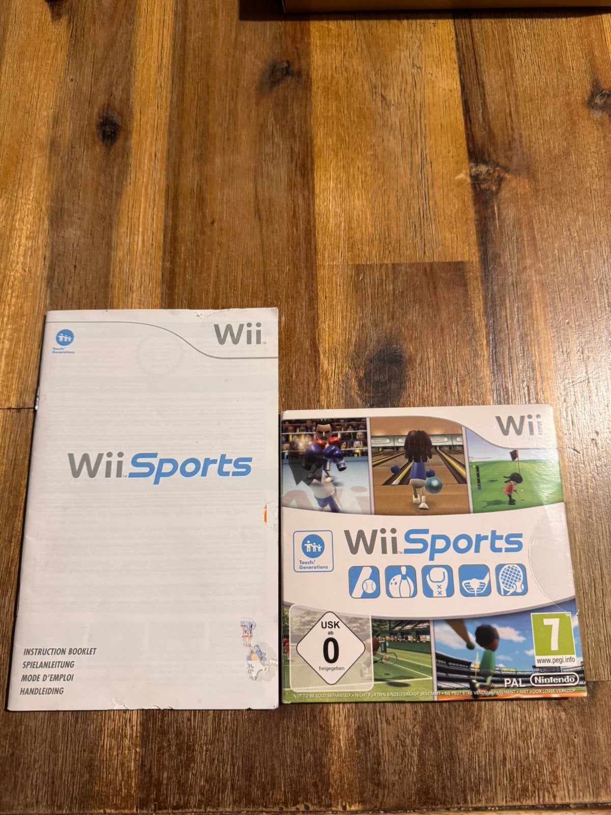 Nintendo Wii Sports – Originele Kartonnen Hoes + Handleiding, 2 spelers, Ophalen of Verzenden, Zo goed als nieuw, Sport