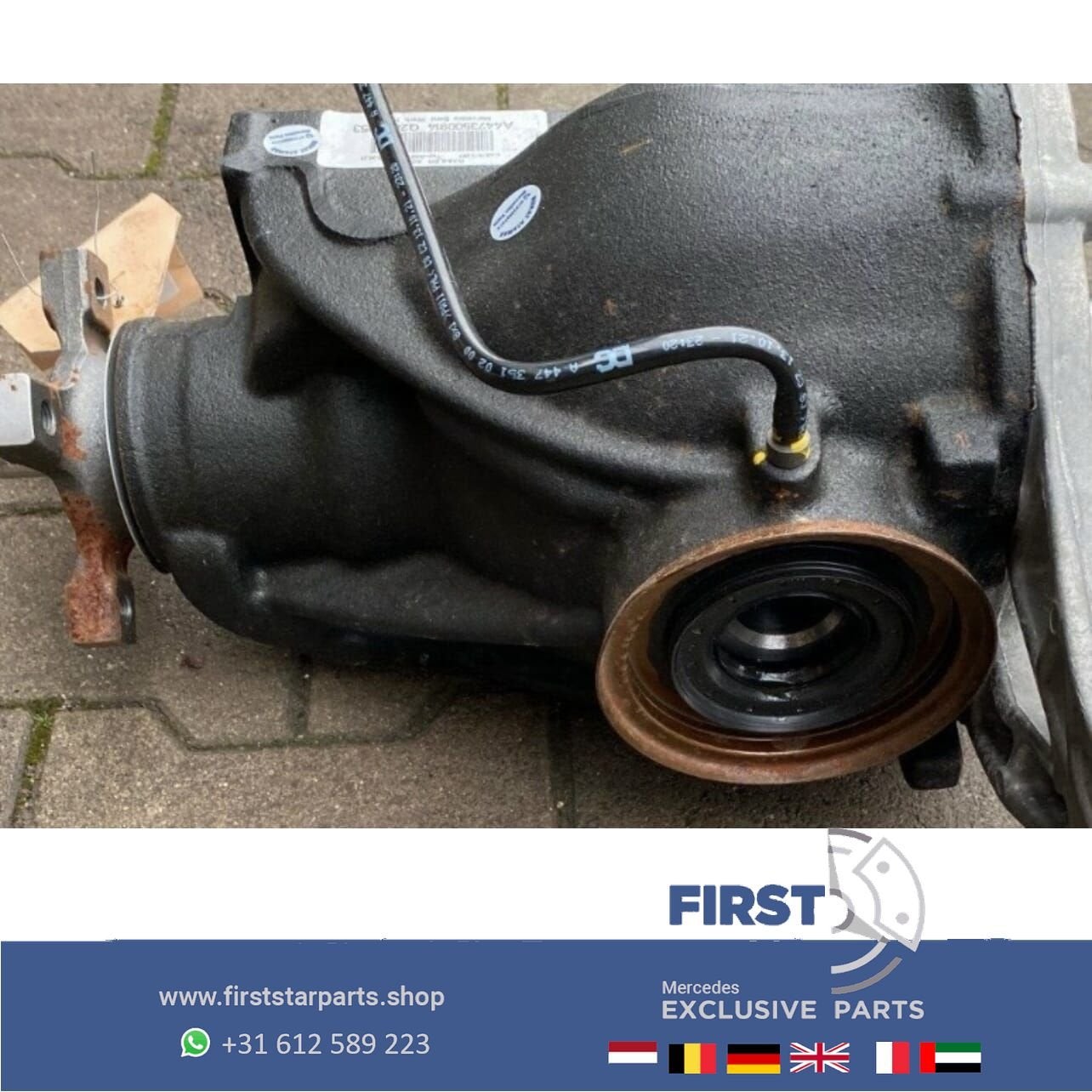 W447 V KLASSE DIFFERENTIEEL A4473500914 COMPLEET Mercedes VK, Auto-onderdelen, Gebruikt, -, Ophalen of Verzenden, -