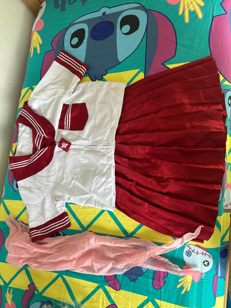 Japanese style costume cosplay, Ophalen of Verzenden, Zo goed als nieuw, Carnaval