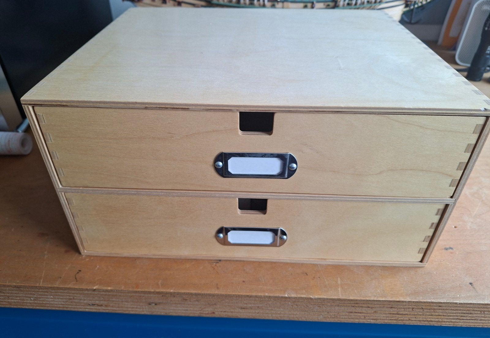 Handig houten laden kistje, Ophalen, Gebruikt