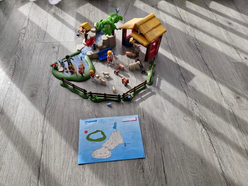 Playmobil speelset met dieren en figuren, Ophalen of Verzenden, Zo goed als nieuw