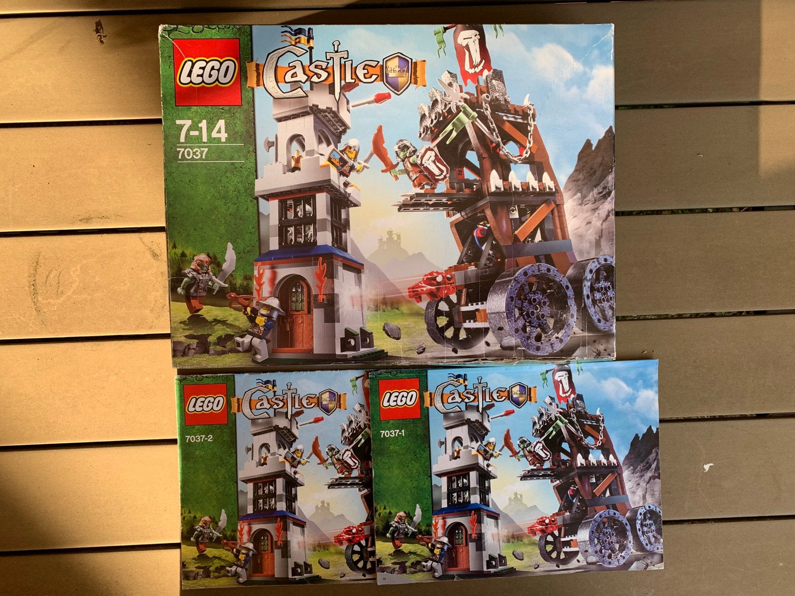 Doos + bouwtekeningen Lego Castle 7037 Tower Raid, Kinderen en Baby's, Speelgoed | Duplo en Lego, Gebruikt, Overige typen, Ophalen of Verzenden