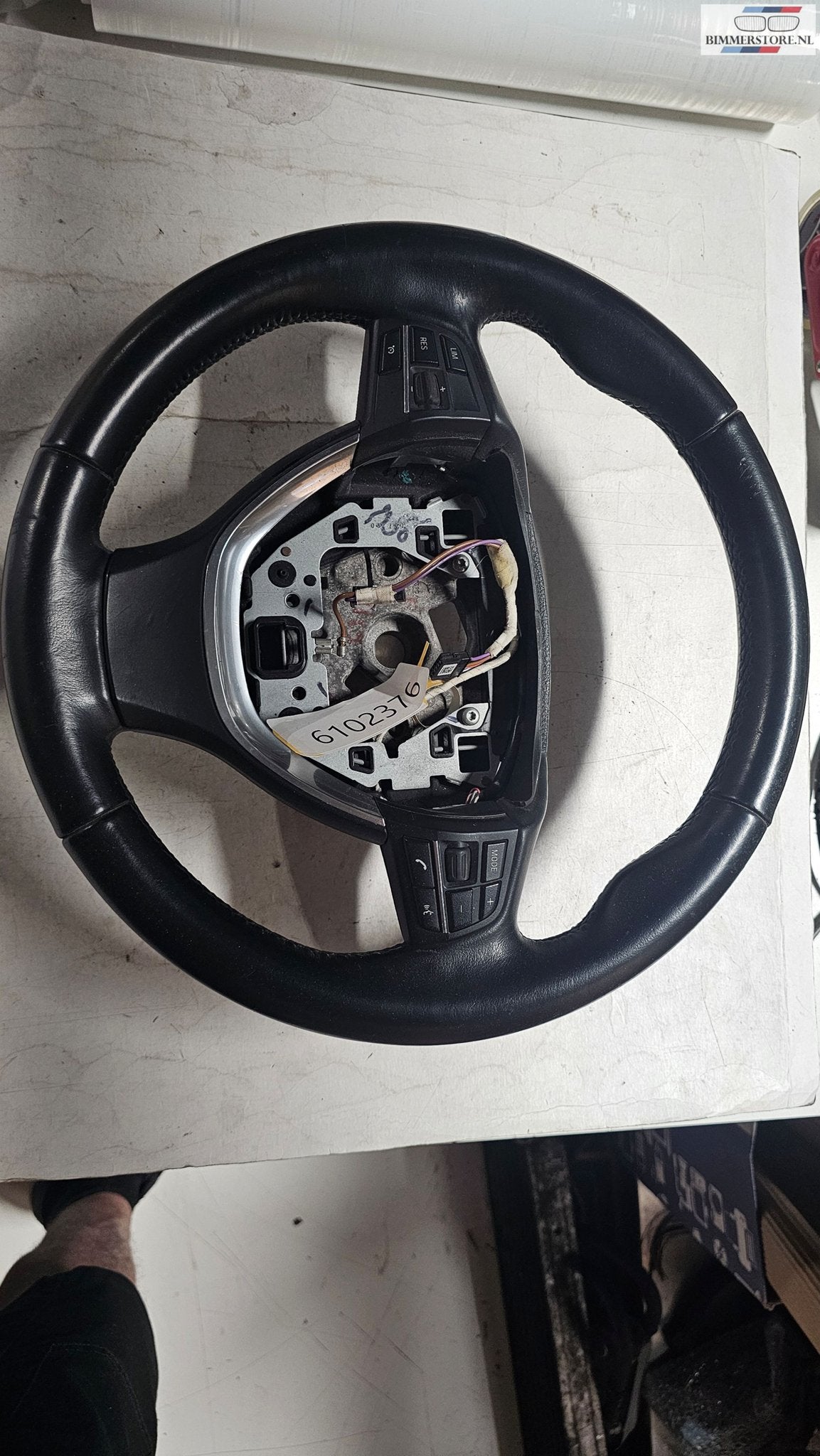 Sport stuur leer  6102376 F01 F02 F10 F11 - 3382F011, Auto-onderdelen, Besturing, Gebruikt, -, Ophalen of Verzenden, -
