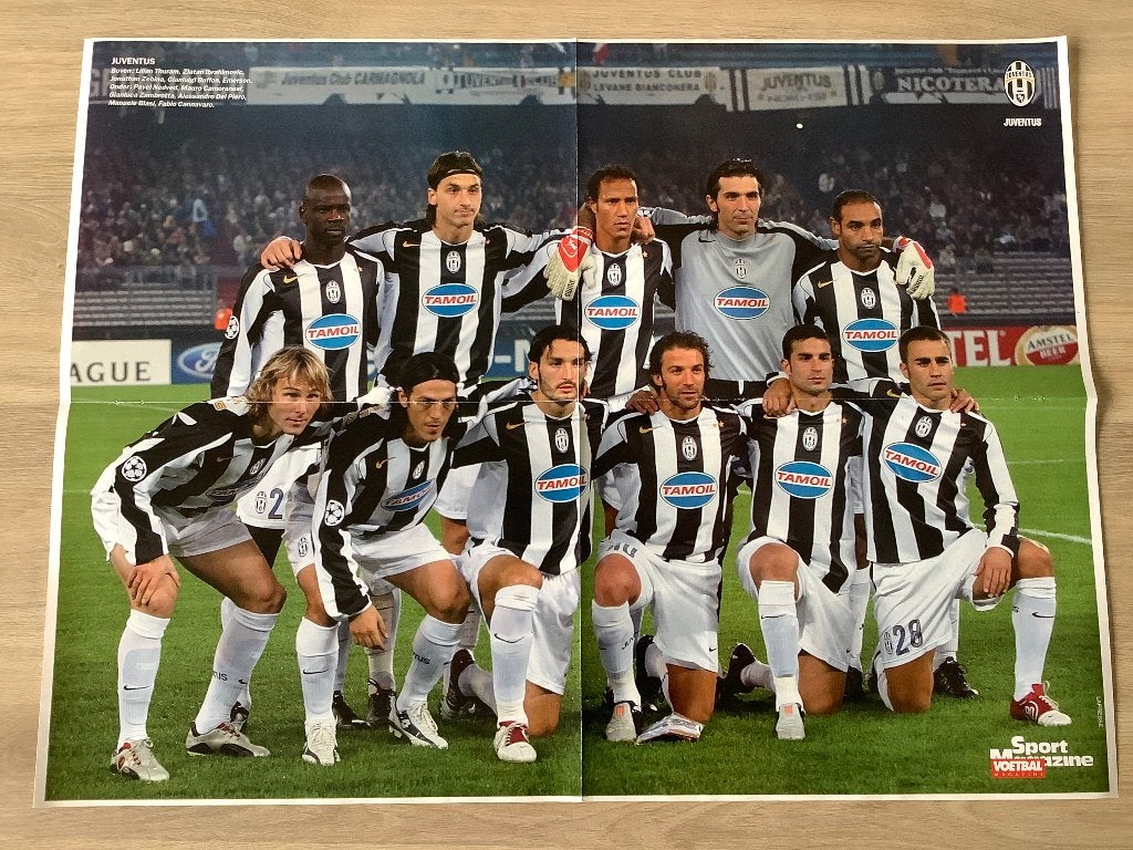 Grote poster Juventus, Ophalen of Verzenden, Zo goed als nieuw, Buitenlandse clubs, Poster, Plaatje of Sticker