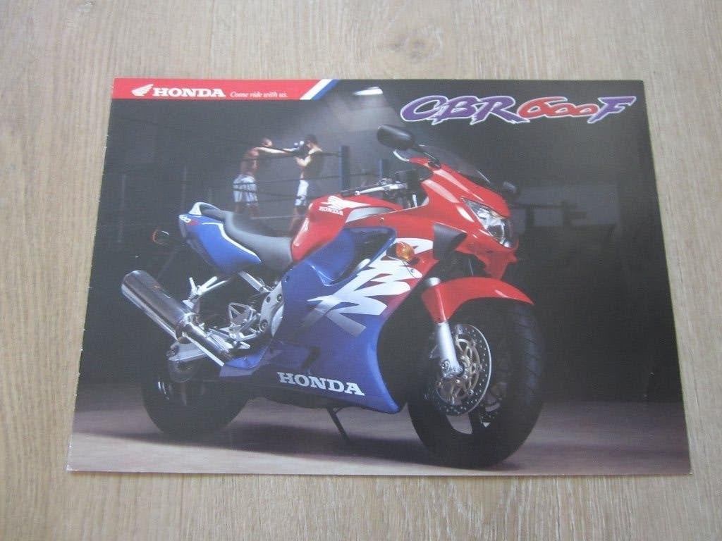 Honda CBR 600 F brochure folder 1998 1999, Motoren, Ophalen of Verzenden, Honda