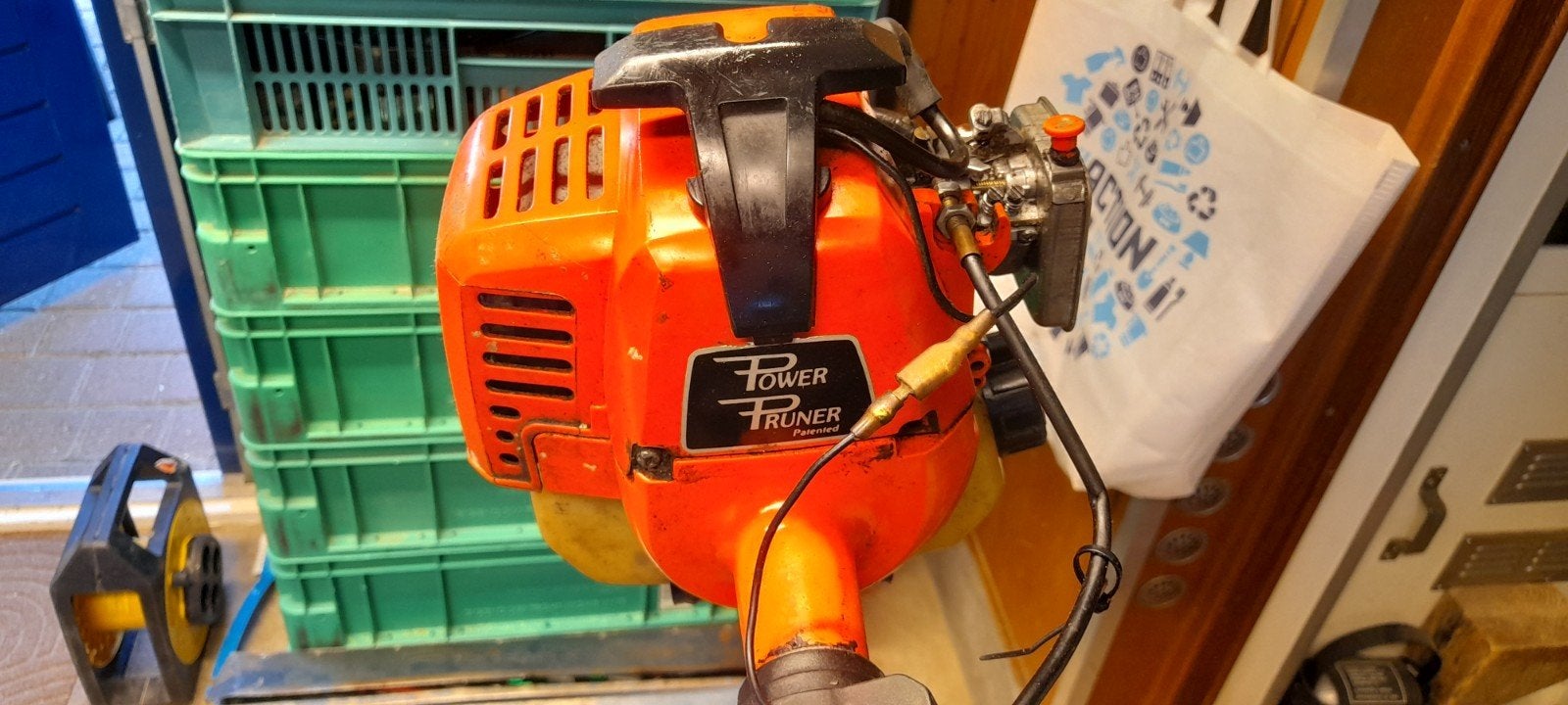stok kettingzaag, Tuin en Terras, Ophalen, Gebruikt, Benzine