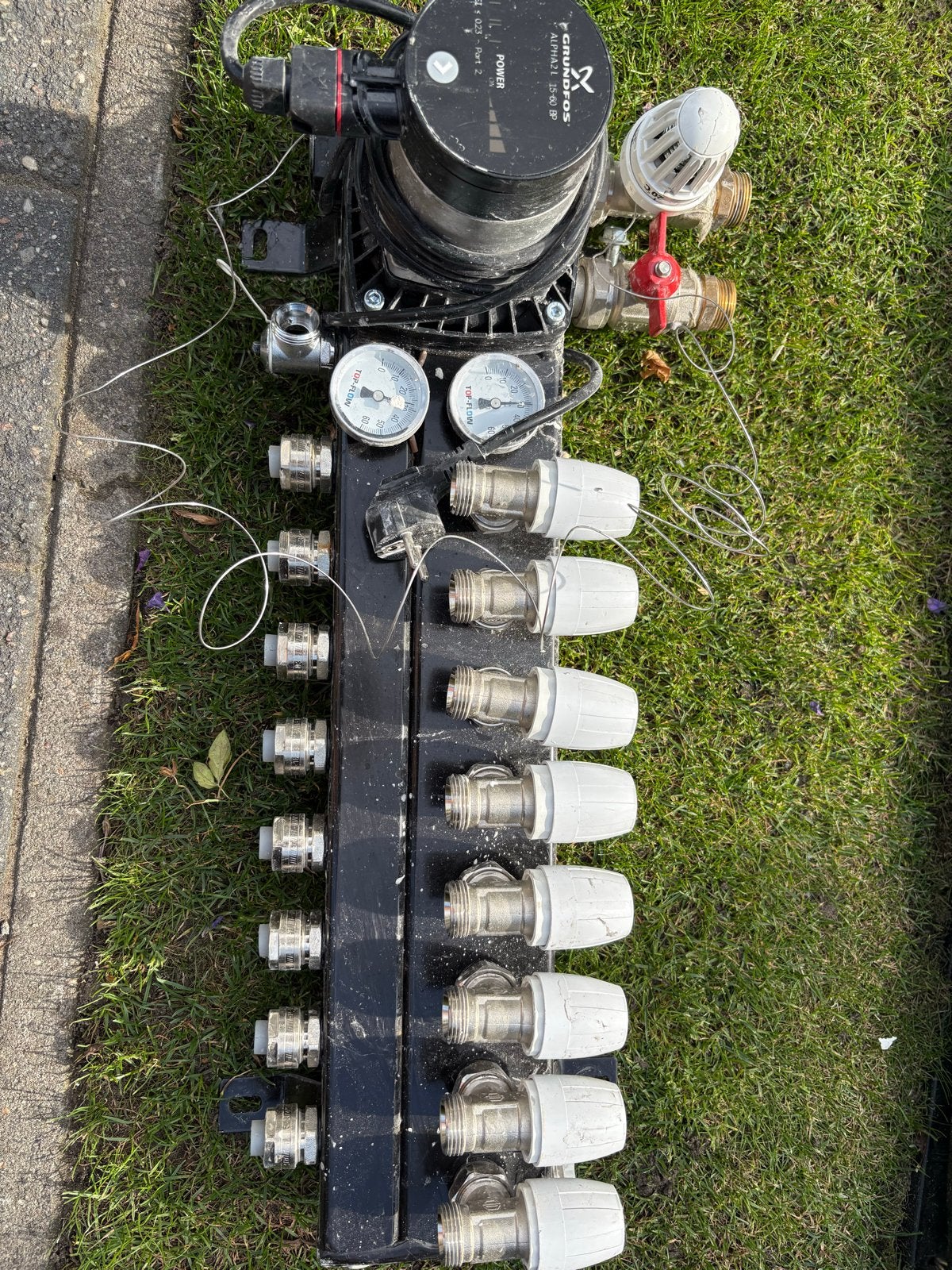 Verdeler vloerverwarming met Grundfos ALPHA2L pomp, Ophalen, Gebruikt, 800 watt of meer, Overige typen