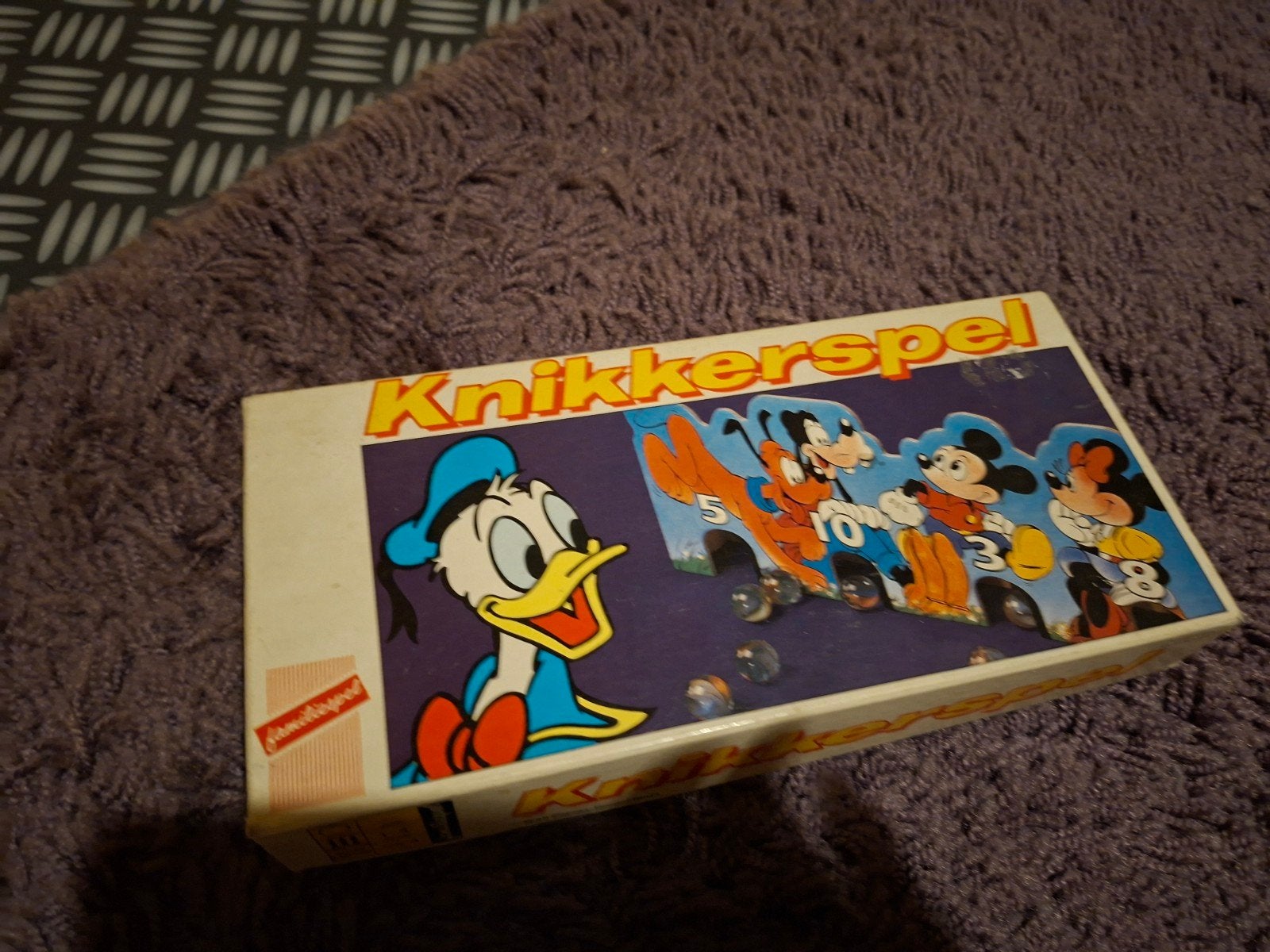 vintage Disney knikkerspel, Ophalen of Verzenden, Beeldje of Figuurtje