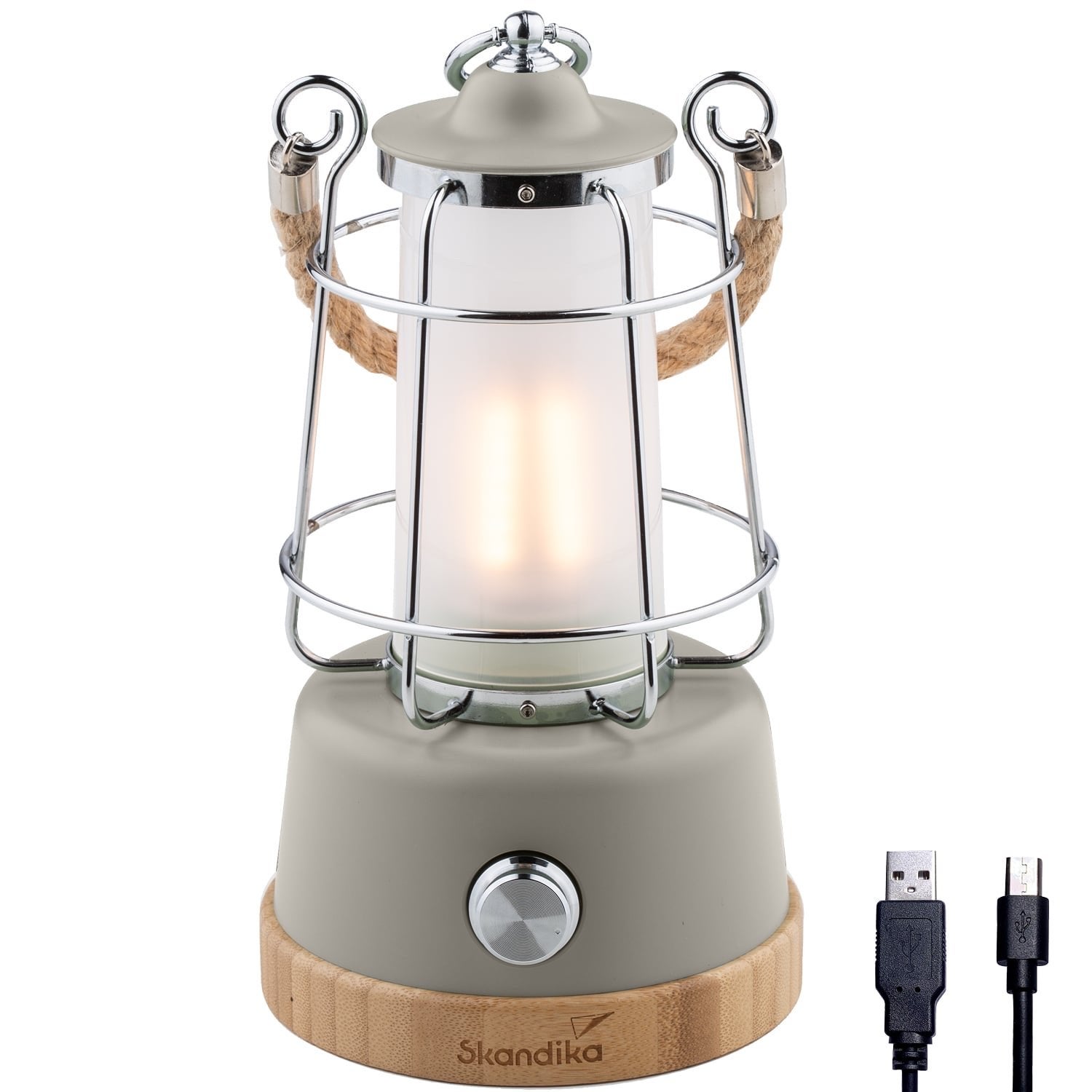 Skandika LED Camping Lantaarn lamp - Oplaadbaar & Dimbaar, Ophalen of Verzenden, Nieuw