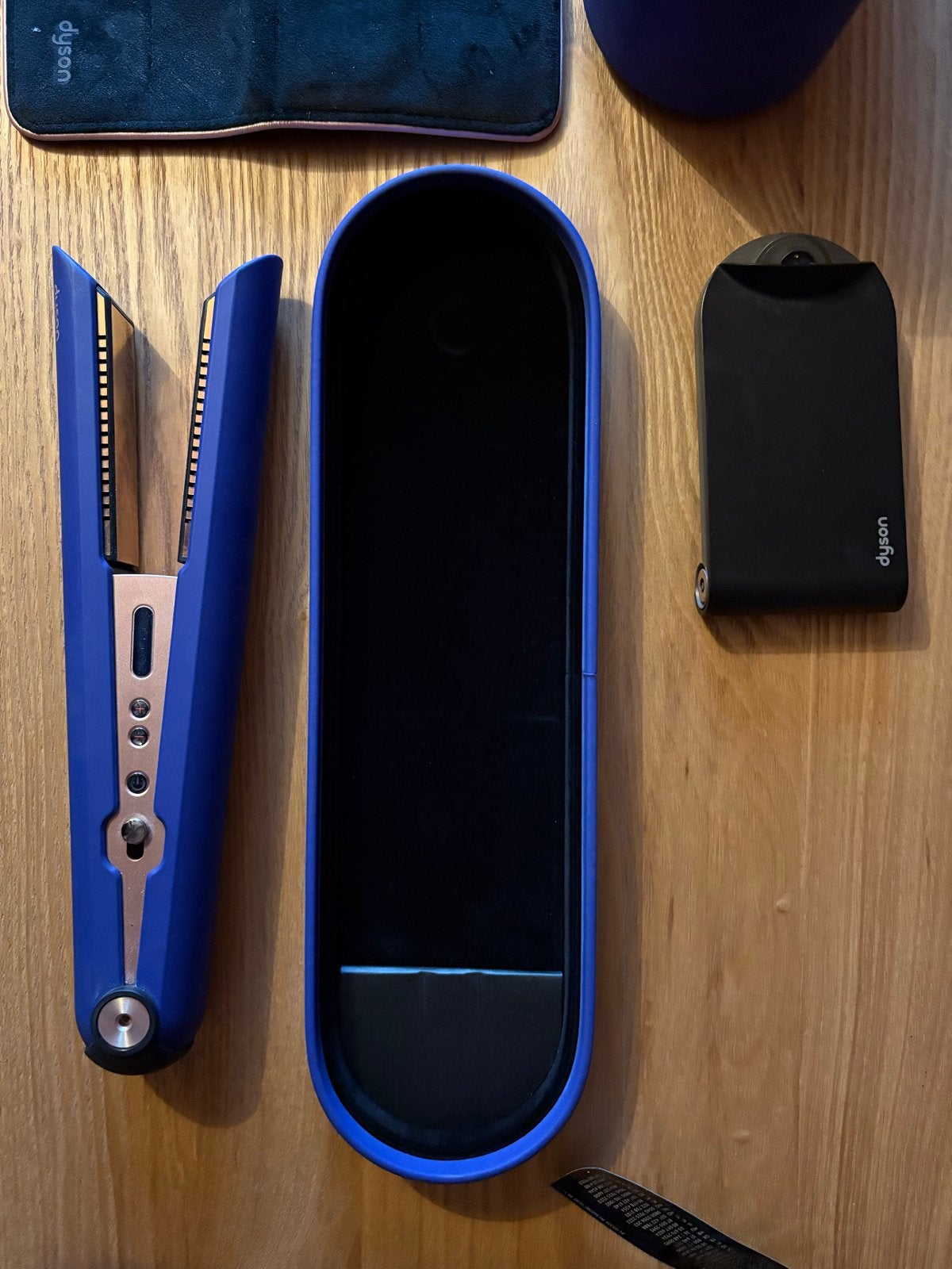 DYSON Corrale Vinca Blue/Rosé stijltang draadloos, Ophalen of Verzenden, Zo goed als nieuw, Haarverzorging