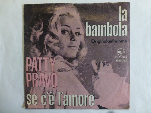 Patty Pravo. La bambola. / Se c'è l 'amore., Ophalen of Verzenden, Gebruikt, Pop