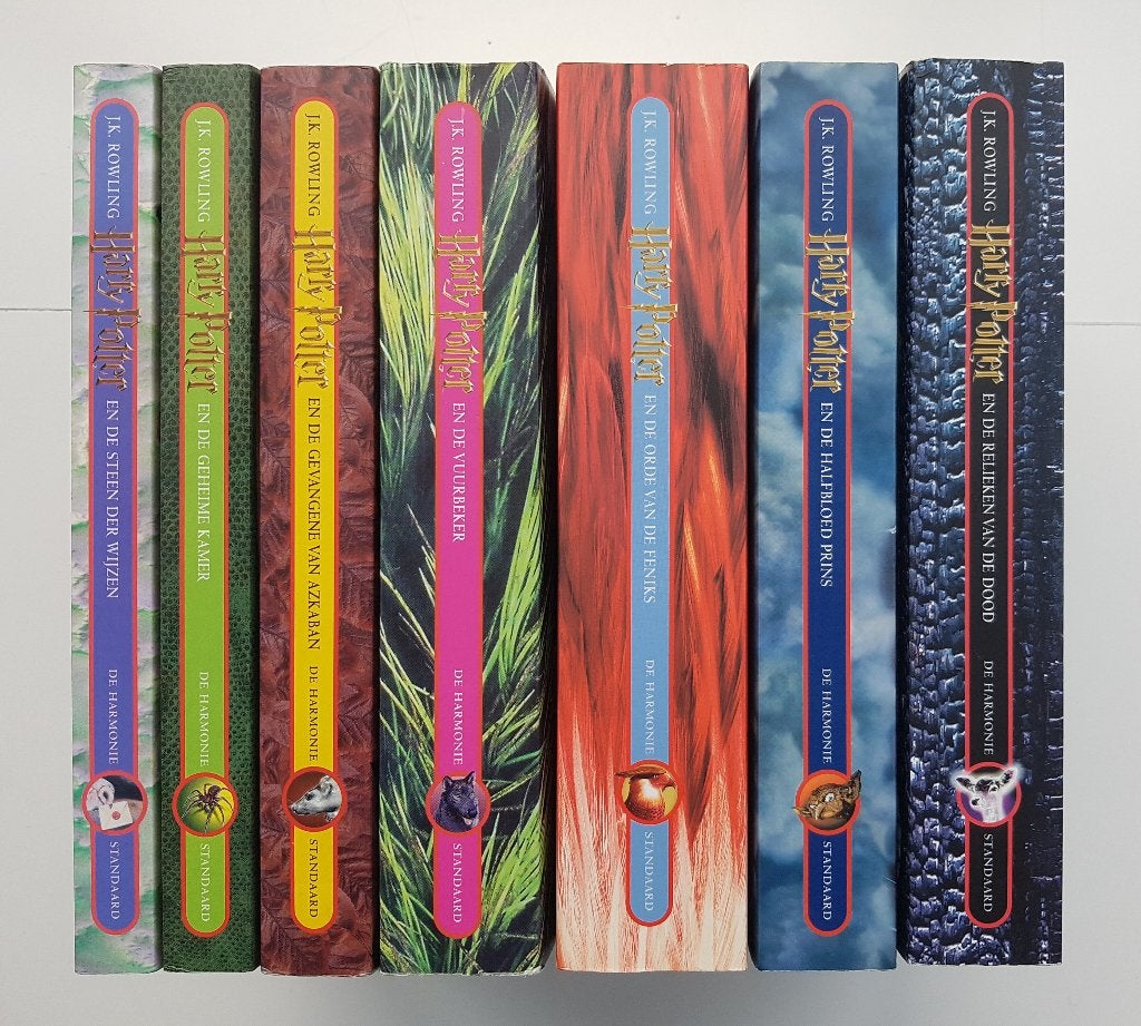 7x Harry Potter Paperback Boeken - J.K. Rowling, Ophalen of Verzenden, Zo goed als nieuw