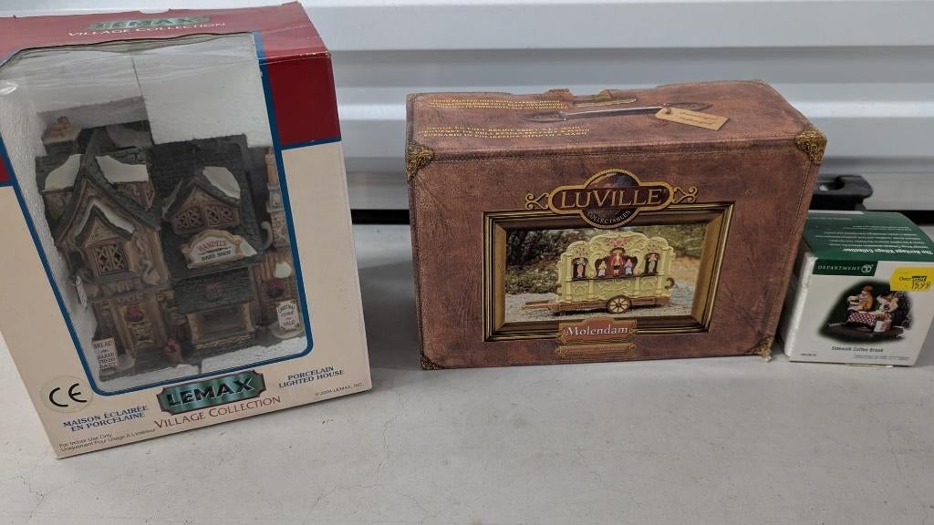 Lemax, Luville & Dickensville kershuisjes (opkoop), Diversen, Ophalen, Gebruikt