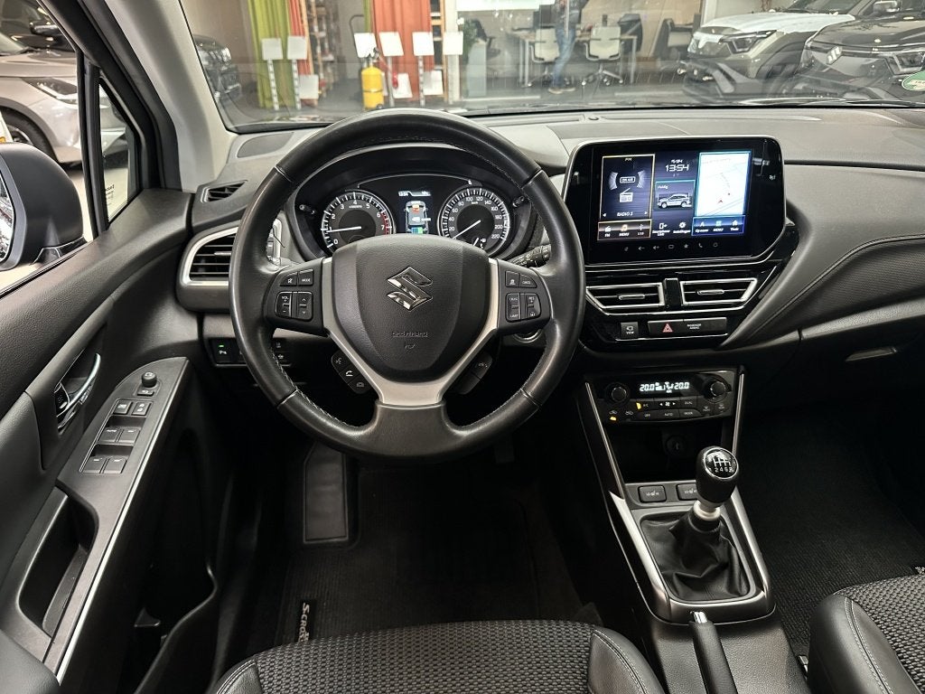 Suzuki S-Cross 1.4 Boosterjet Style Hybride [ DEALER OH I 36, Auto's, Keurmerk '100% Onderhouden', Gebruikt, 4 cilinders, Leder en Stof
