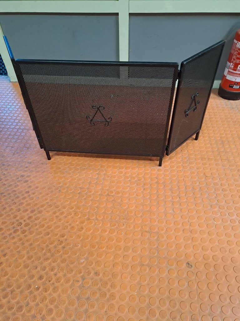 Vonkenscherm, Ophalen, Zo goed als nieuw, Vrijstaande haard, Elektrische haard