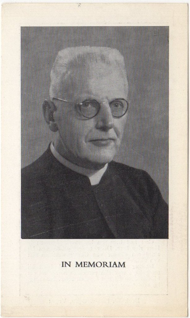 pastoor Lambertus Sanders 1888 Nuenen + 1955 Den Bosch 67 j, Verzenden