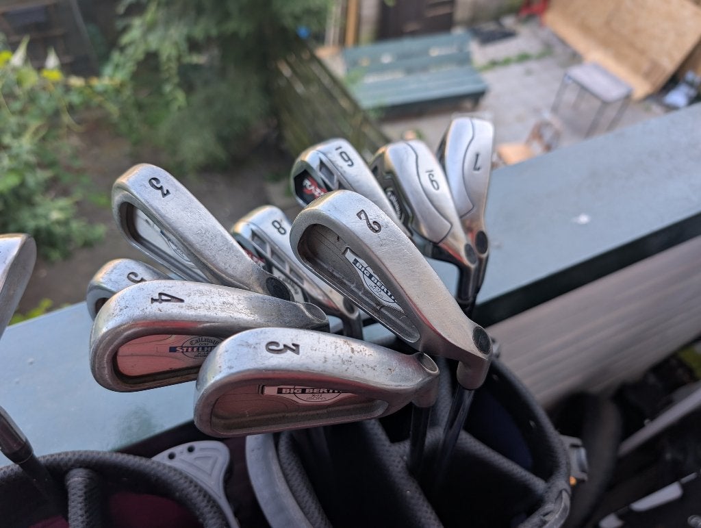 Diverse Callaway, Taylormade, Mizuno en Cobra ijzers., Sport en Fitness, Golf, Ophalen, Gebruikt, Set, Callaway