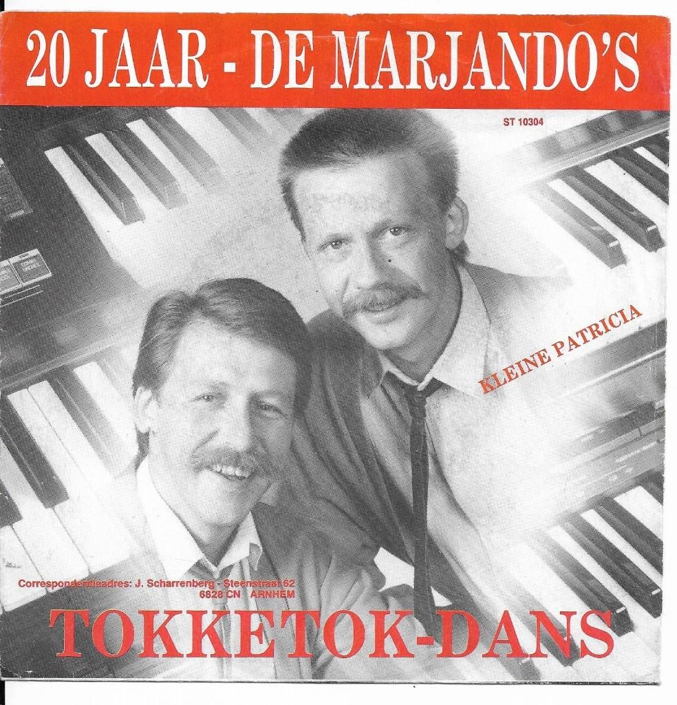 20 Jaar - De  Marjando's, 7 inch, Single, Ophalen of Verzenden, Zo goed als nieuw