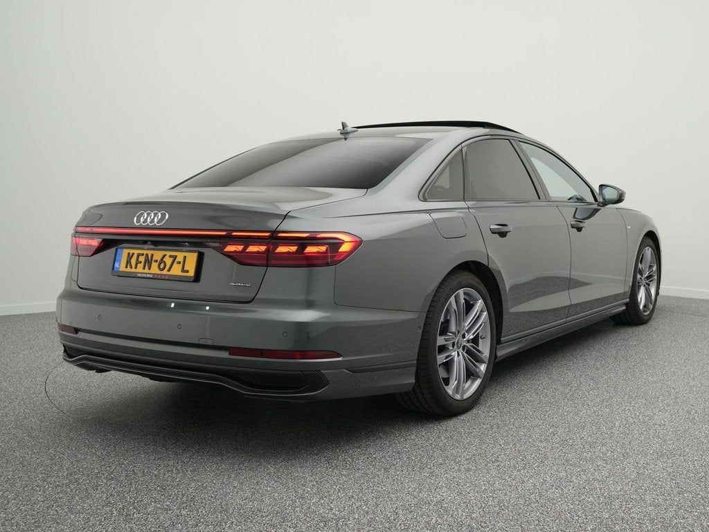 Audi A8 S-Line 60 TFSI e 462 PK QUATTRO | Vierwielbesturing, Auto's, Audi, Automaat, 2995 cc, Bedrijf, Vierwielaandrijving