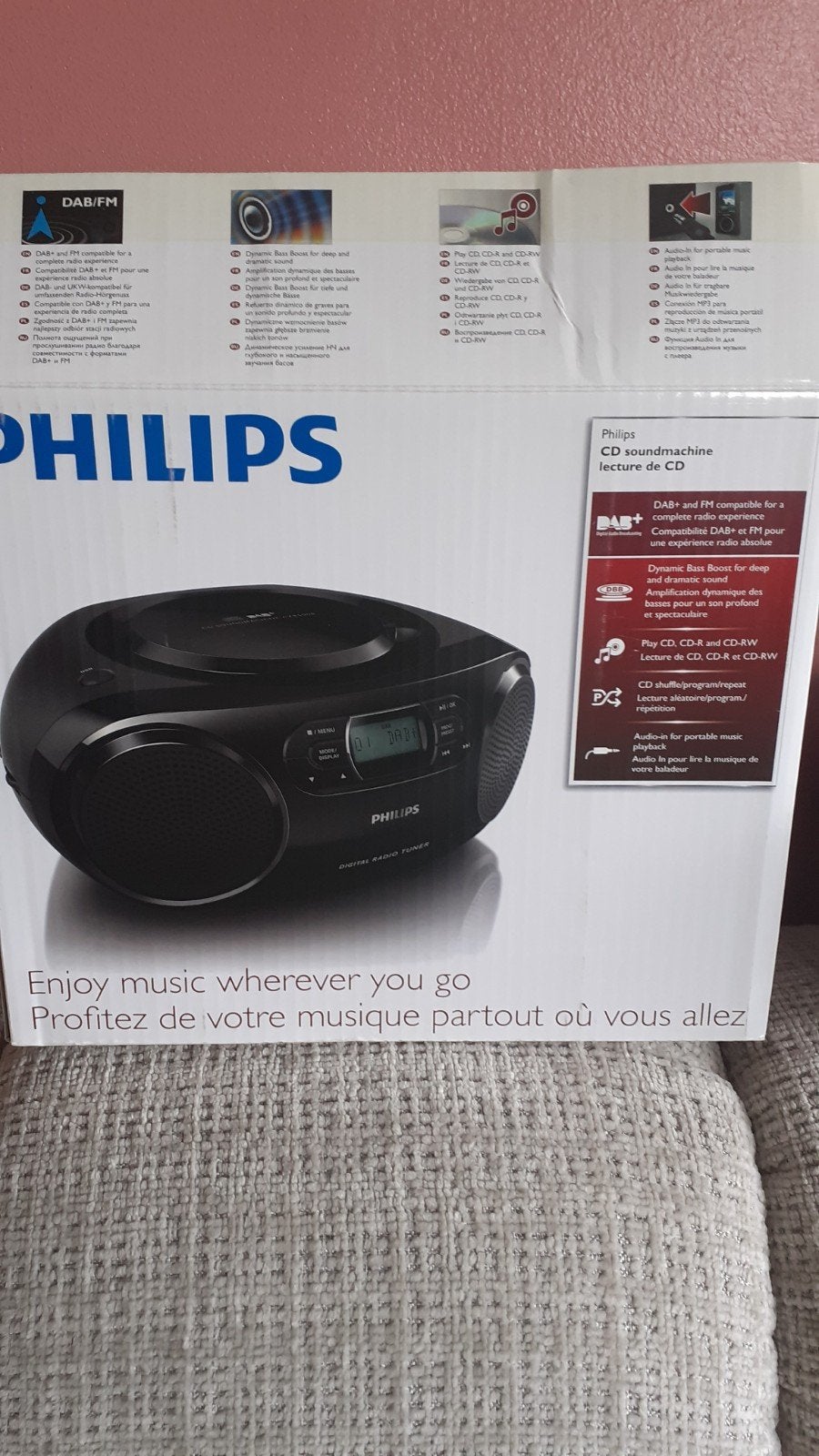 radio cdspeler Philips, Ophalen, Zo goed als nieuw