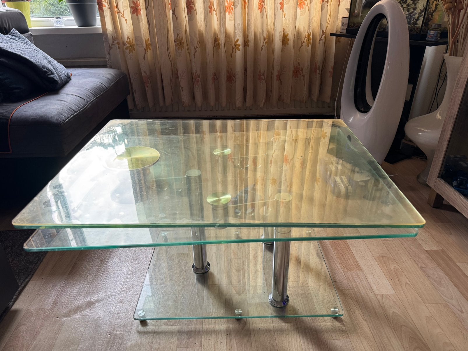 Draaibare salontafel, Ophalen, 100 tot 150 cm, 50 tot 100 cm, Zo goed als nieuw