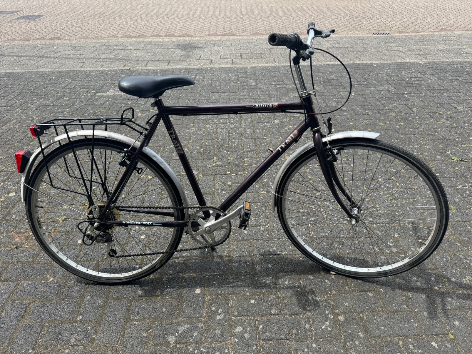 Tralt frame 54 cm 26 inc 7 versn rijklaar, Zo goed als nieuw, Meer dan 20 versnellingen, 53 tot 57 cm, Ophalen