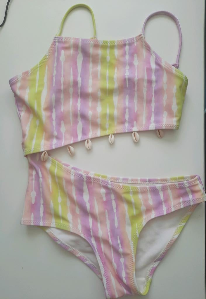 Zara badpak meisjes met schelpjes, maat 140 /134, Ophalen, Bikiniset, Meisje, Zo goed als nieuw
