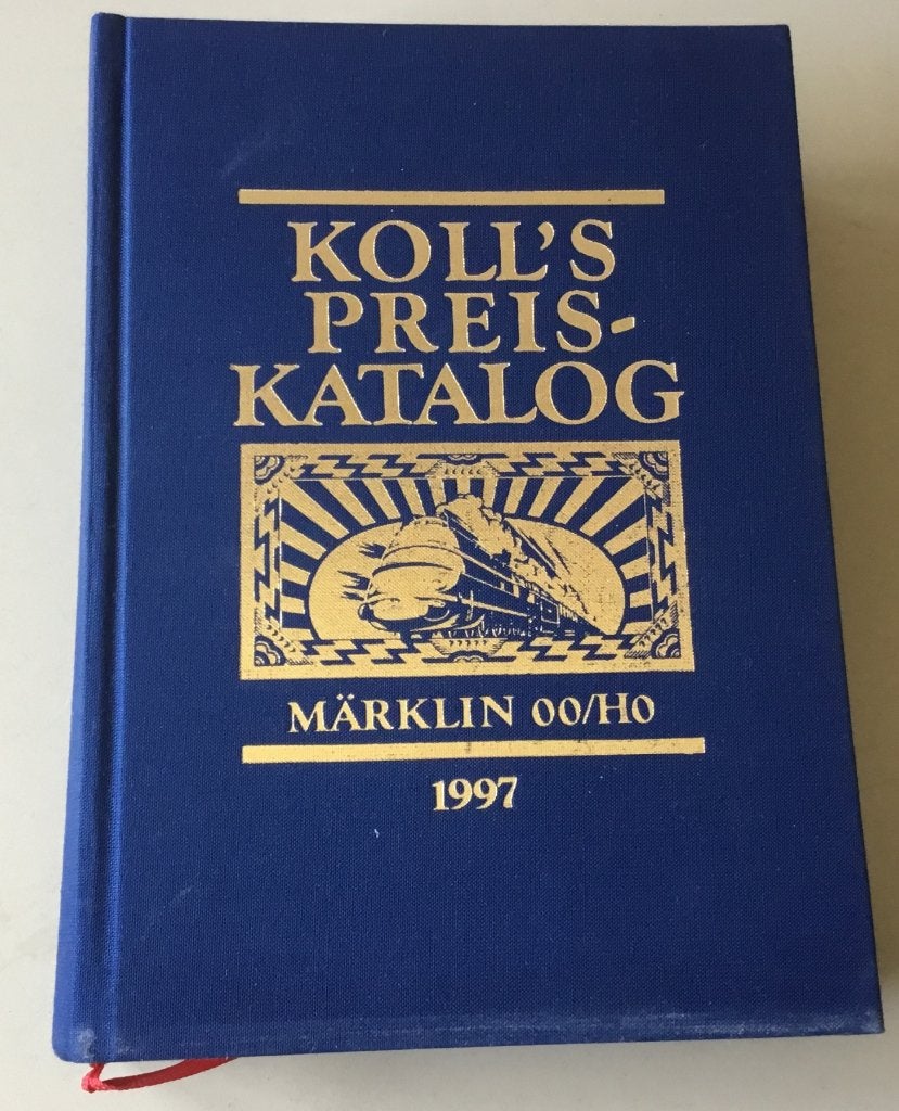 Märklin H0 Koll's Prijscatalogus 1997 gebonden editie 1184 b, Wisselstroom, Zo goed als nieuw, Märklin, Boek, Tijdschrift of Catalogus