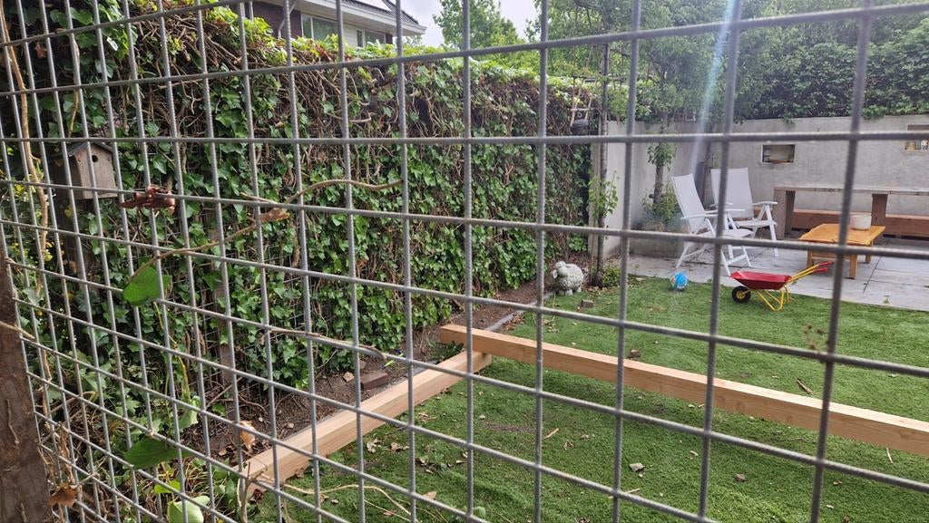 Gegalvaniseerd bouwstaalmat/ betongaas 5x2 meter, Ophalen, Gebruikt, Minder dan 10 meter, Gaas