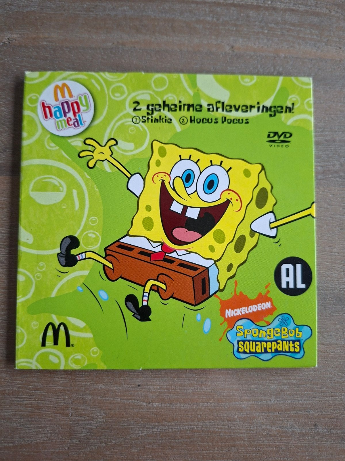 SpongeBob SquarePants DVD - 2 geheime afleveringen, Cd's en Dvd's, Gebruikt, Animatie, Alle leeftijden, Tv-serie