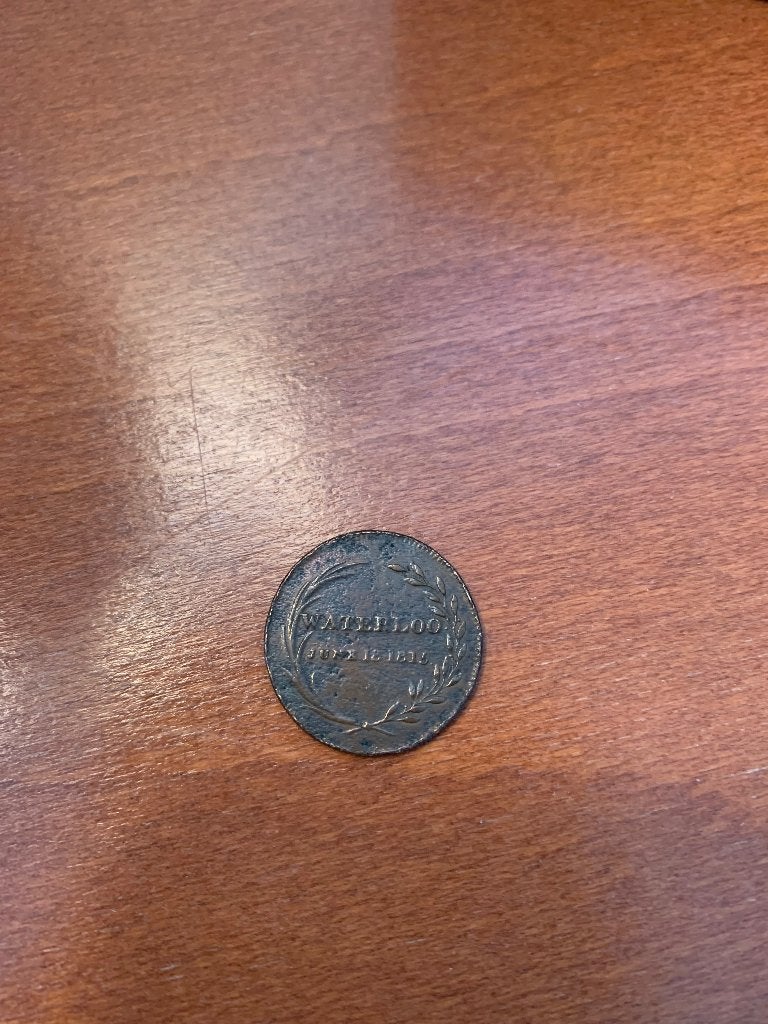 Munt van de slag bij waterloo 1815, Postzegels en Munten, Ophalen of Verzenden, Overige landen, Losse munt