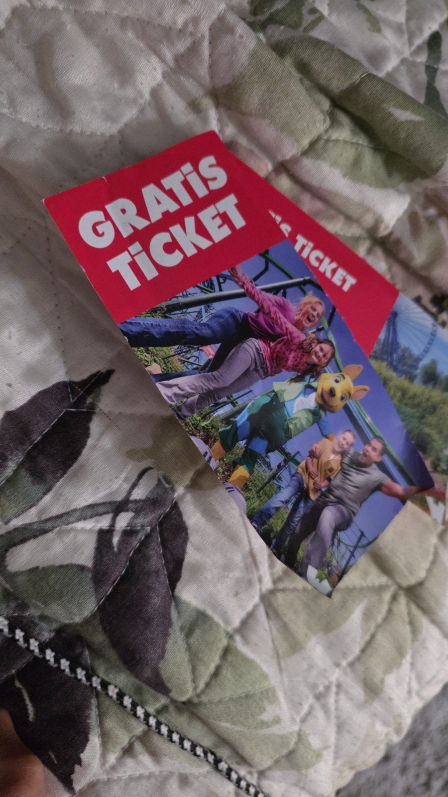 Walibi tickets, Twee personen, Ticket of Toegangskaart