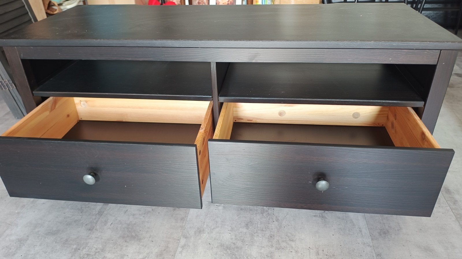 Tv meubel zwart, Ophalen, Minder dan 50 cm, Gebruikt, Minder dan 100 cm