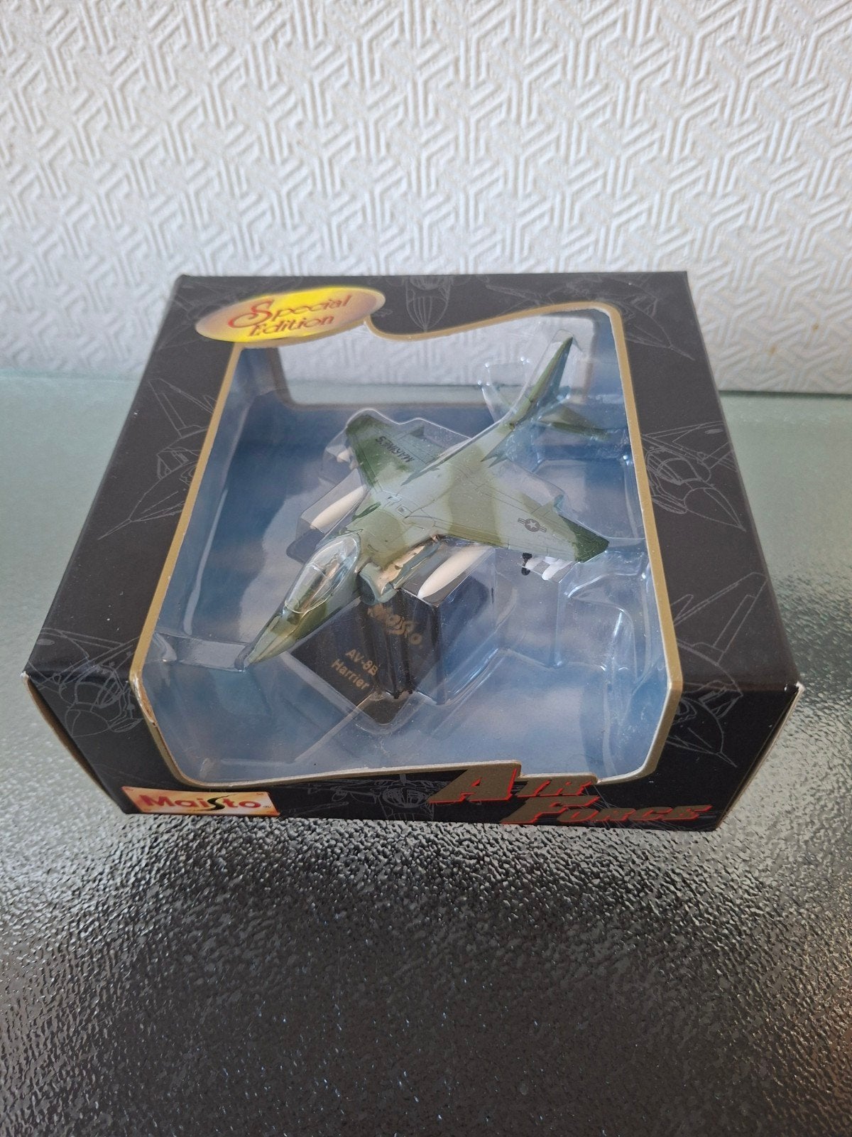 Maisto Air Force Special Edition AV-8B Harrier model, Overige merken, 1:72 tot 1:144, Nieuw, Ophalen of Verzenden