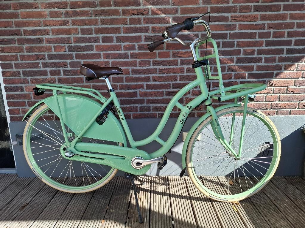 Damesfiets Sparta, Ophalen, Terugtraprem, Sparta, Gebruikt