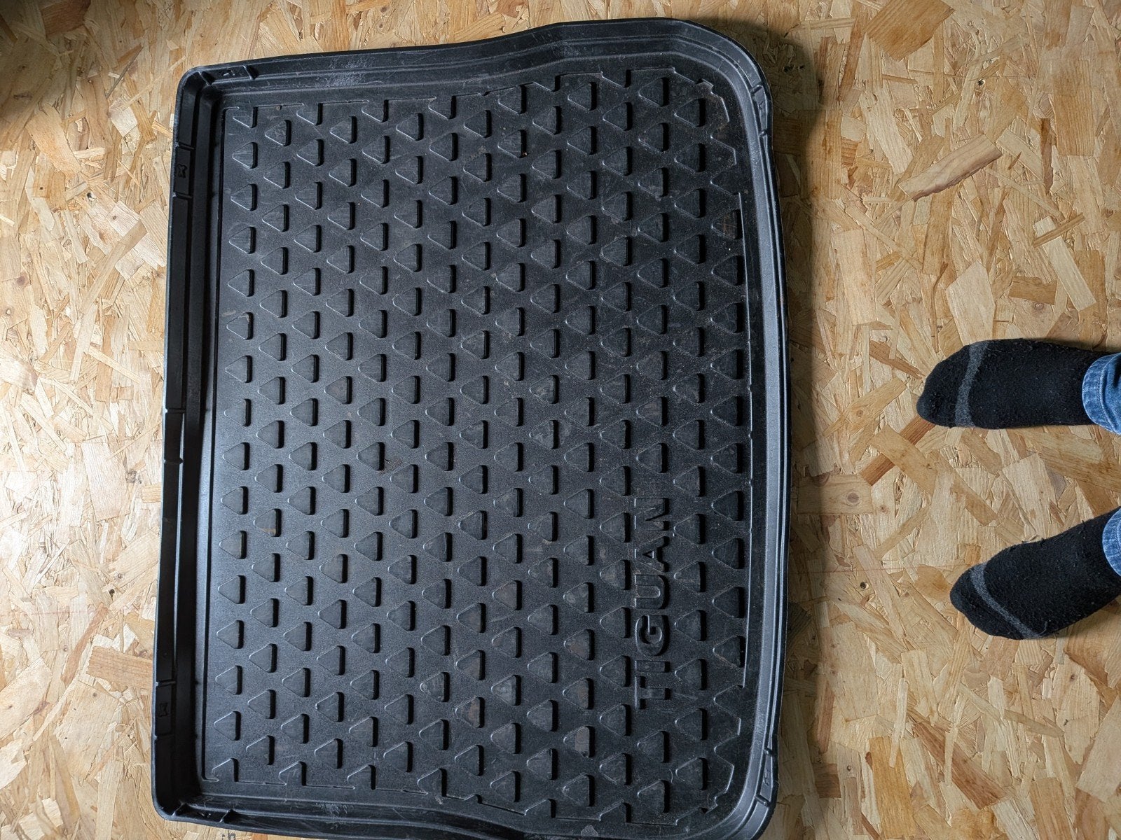 Plastic/kunstof kofferbak mat Volkswagen Tiguan, Auto-onderdelen, Ophalen of Verzenden, Nieuw, Volkswagen