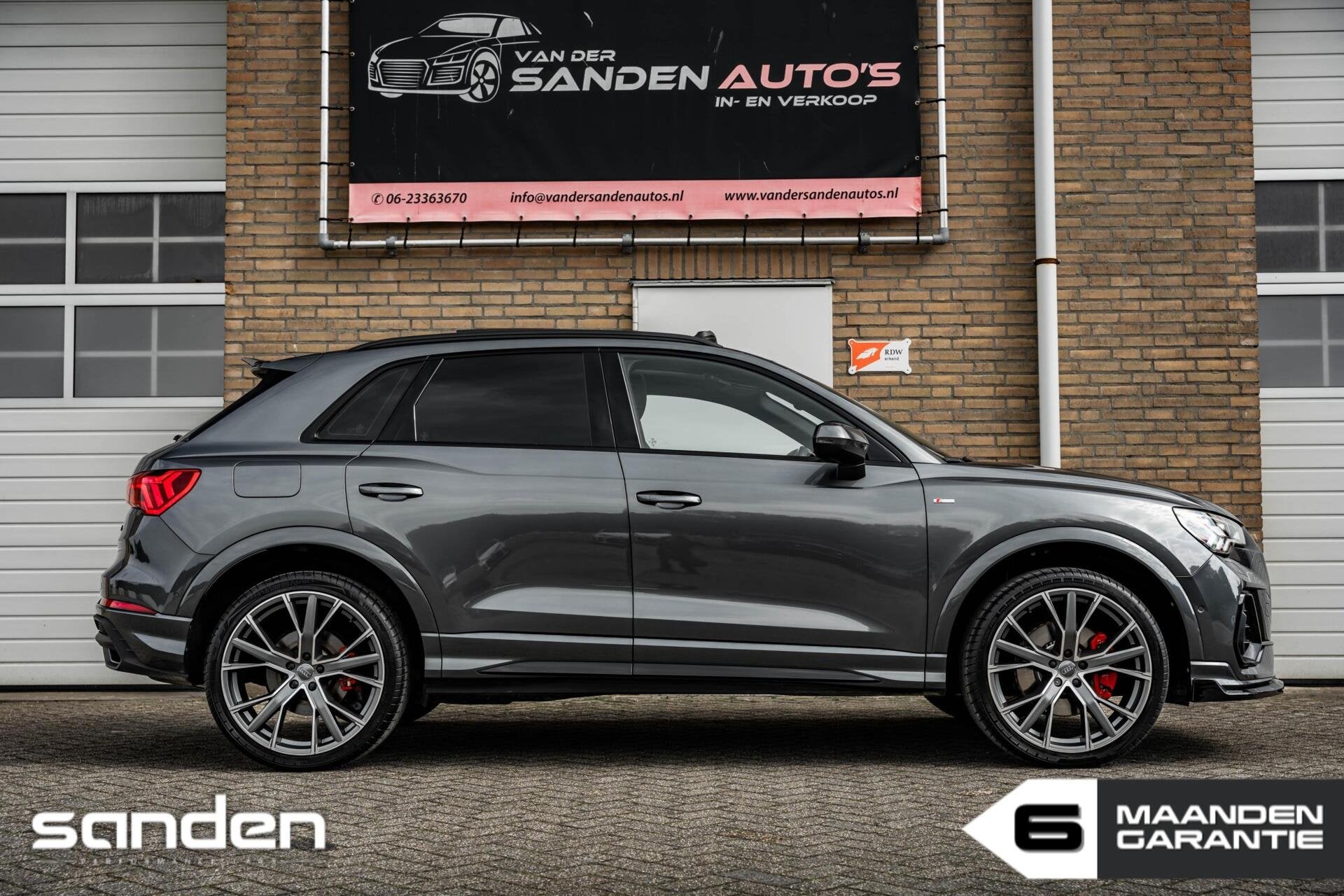 Audi Q3 45 TFSIe S edition|BTW|245pk|Pano|SLine|Leder|Memory, Auto's, Audi, Hybride Elektrisch/Benzine, SUV of Terreinwagen, Zilver of Grijs