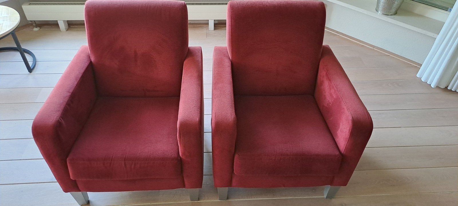 Twee leuke fauteuils., Ophalen, Gebruikt, Eenpersoons, 75 tot 100 cm