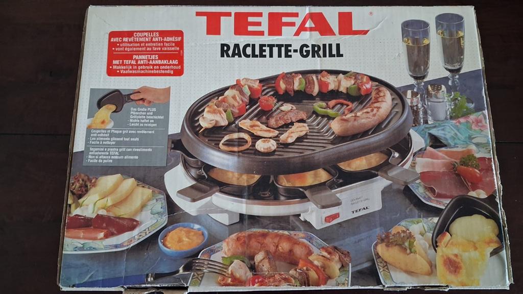 Tefal Raclette-Grill Gourmet - Gezellig tafelen, Ophalen, Gebruikt, 4 t/m 7 personen