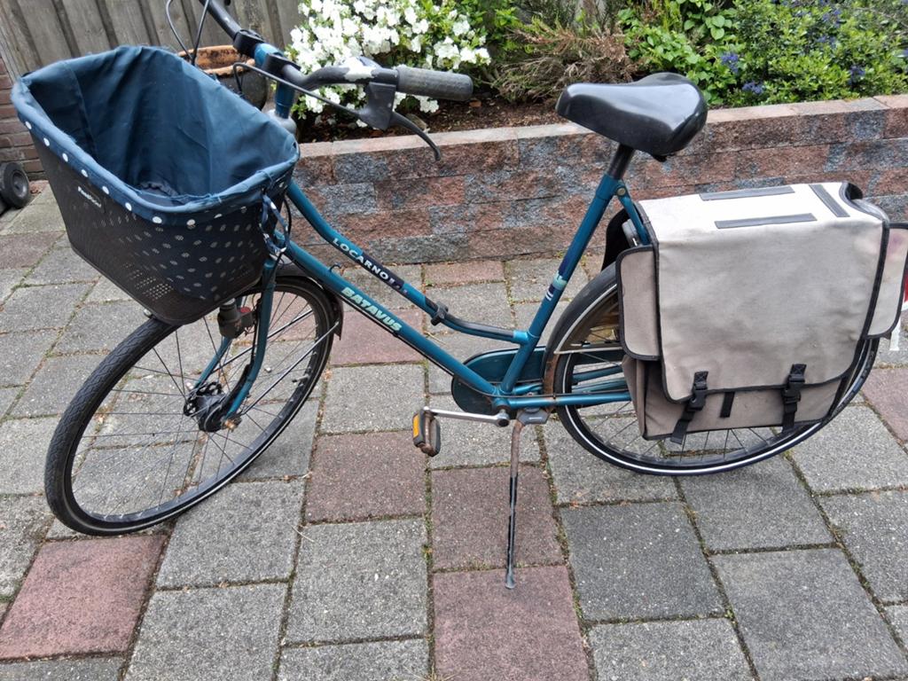 Dames fiets Batavus Locarno, Fietsen en Brommers, Fietsen | Dames | Damesfietsen, Ophalen, Gebruikt, Batavus