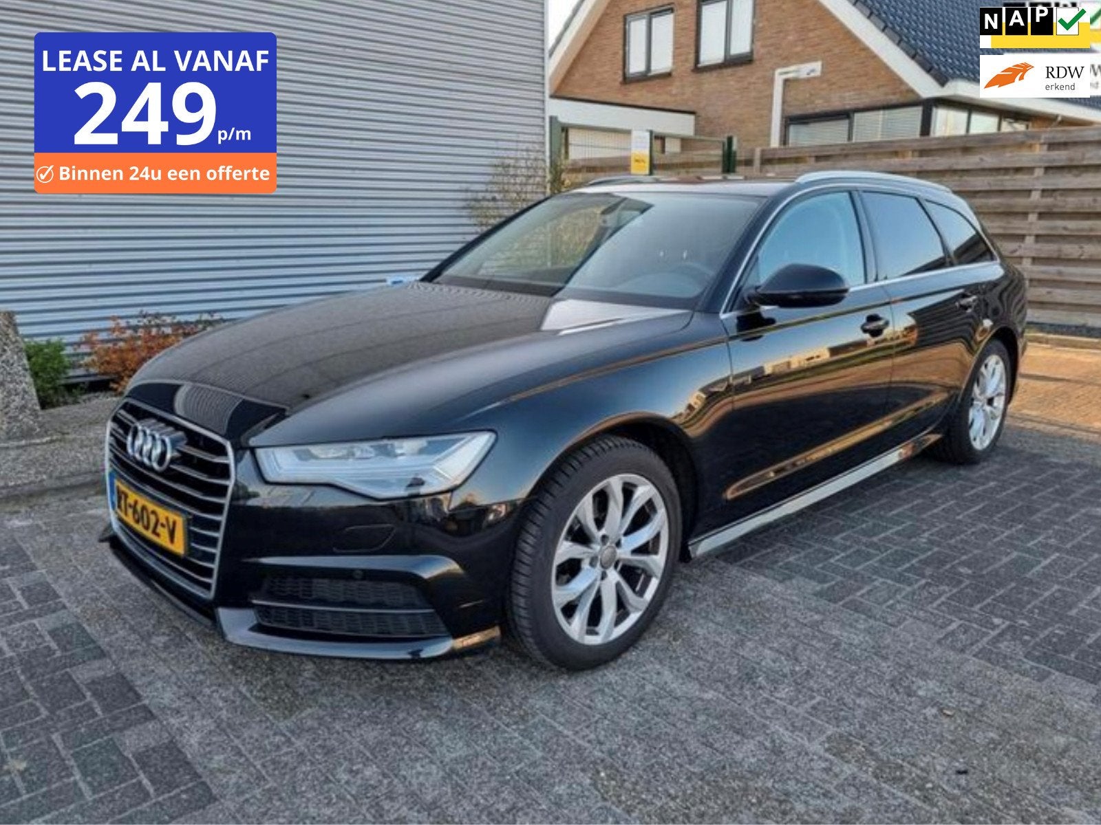 Audi A6 Avant 1.8 TFSI ultra Advance Automaat NAV.+ Clima Bj, Auto's, Audi, Euro 6, Automatische klimaatregeling, Zwart, Origineel Nederlands