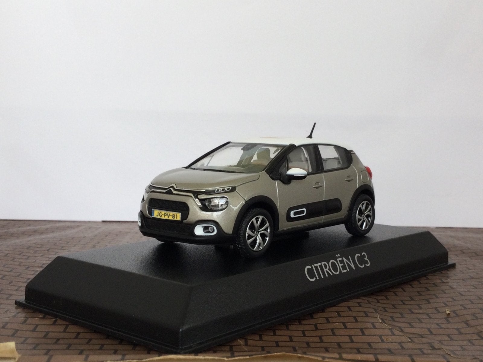 Citroen C3 Hatchback 2020 Facelift Sand toit Norev 1:43, Ophalen of Verzenden, Nieuw, Auto, Norev