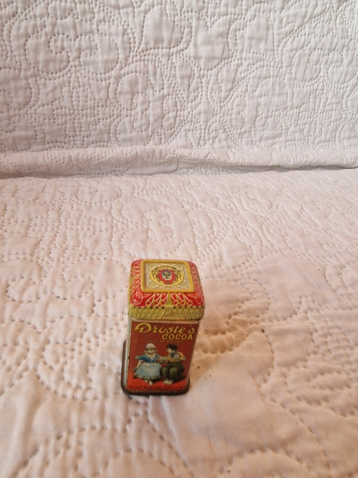 Vintage Droste's Cacao blikje - Gratis Monster, Verzamelen, Ophalen of Verzenden