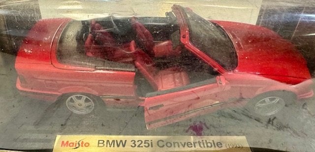 Coelianmodels, Maisto, BMW 325i cabriolet, 1/18, € 39,99, Ophalen of Verzenden, Nieuw, Auto, Maisto