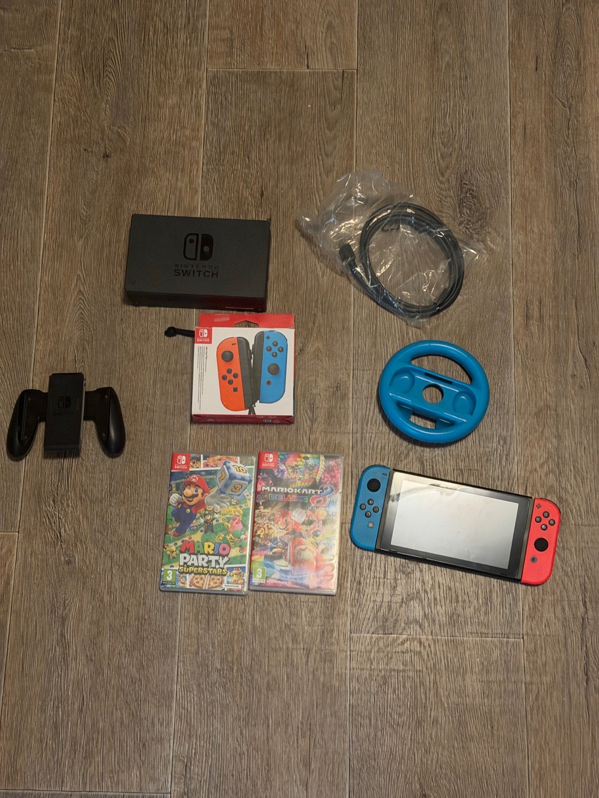 Nintendo Switch met games en extra controllers, Spelcomputers en Games, Spelcomputers | Nintendo Switch, Ophalen of Verzenden